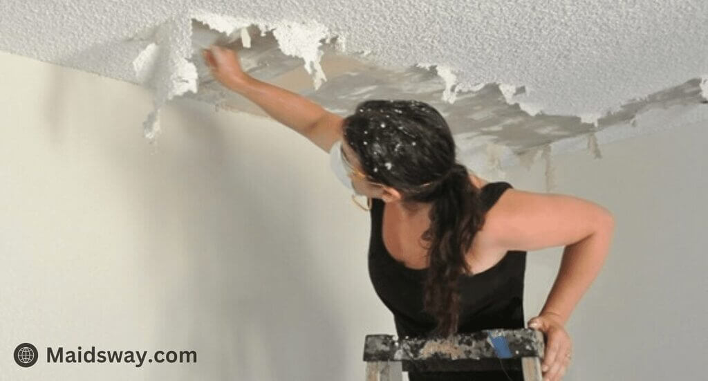 remove popcorn ceiling