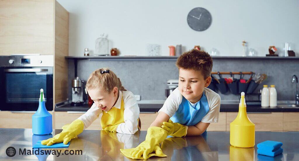 kid friendly cleaning