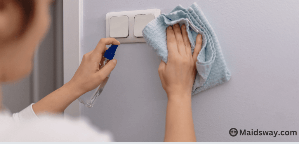 cleaning light switches