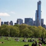 Austin skyline viewed from Zilker Park, emphasizing free time from house cleaning service.